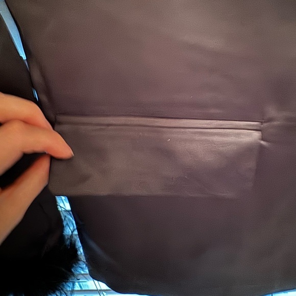 NWT Sincerely Jules Satin Blazer with Feather Cuff Sleeves and Jeweled Button - Picture 8 of 11